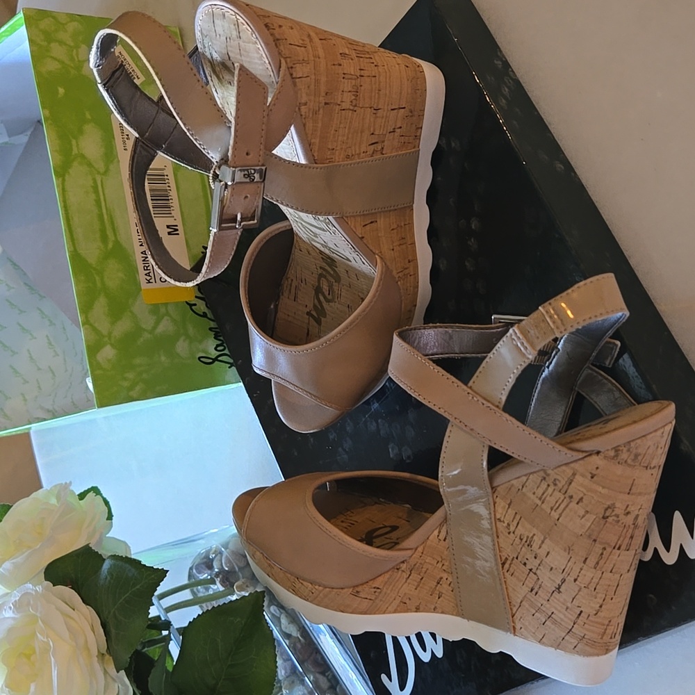 Sam Edelman strap Wedge - Picture 3 of 8